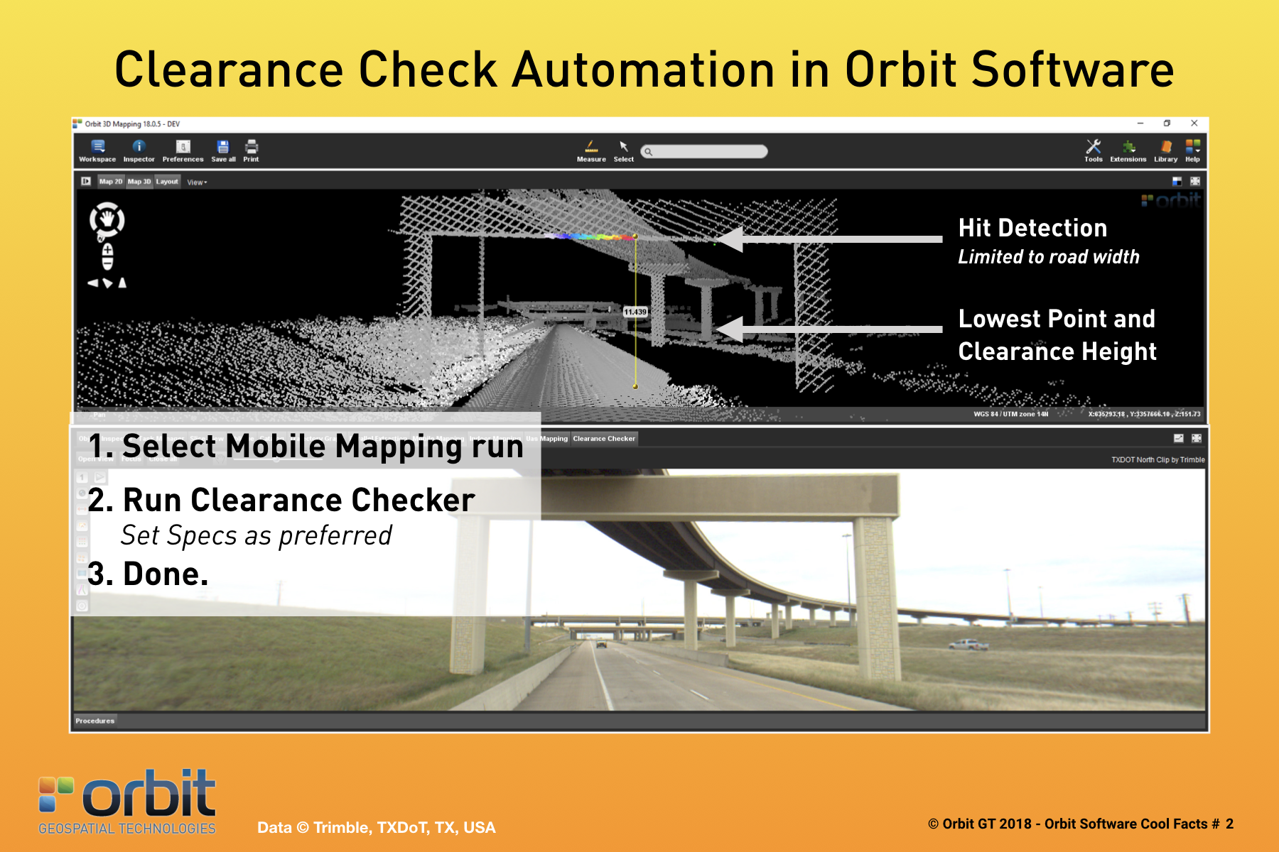 Orbit GT Clearance Check automation