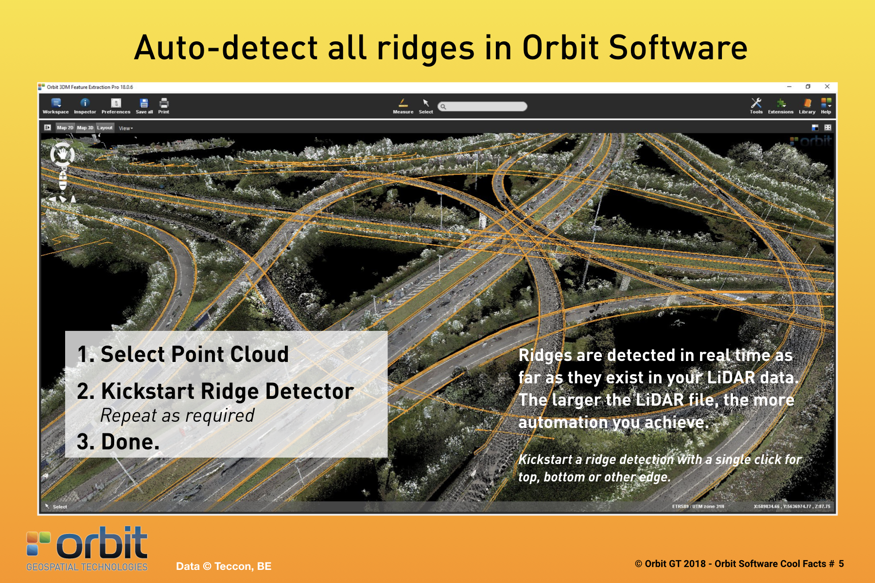 Orbit GT Auto-detect all Ridges