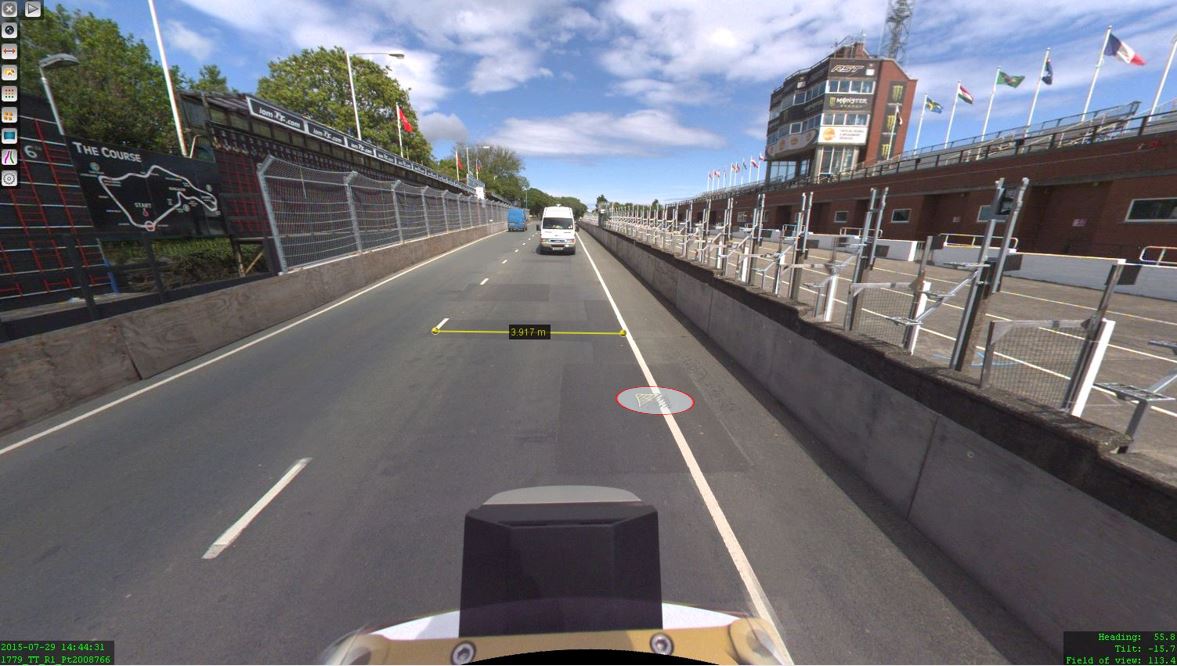 The Isle of Man: TT race mobile mapped for highway asset management and gaming