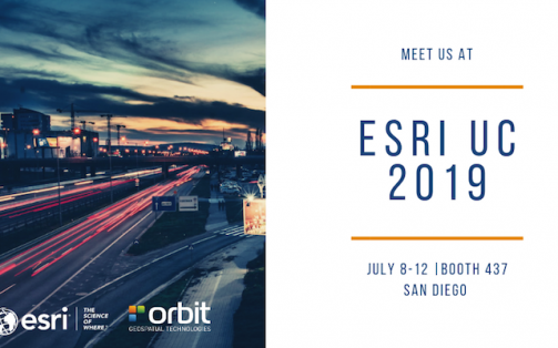 Orbit GT to exhibit at Esri UC, San Diego, CA