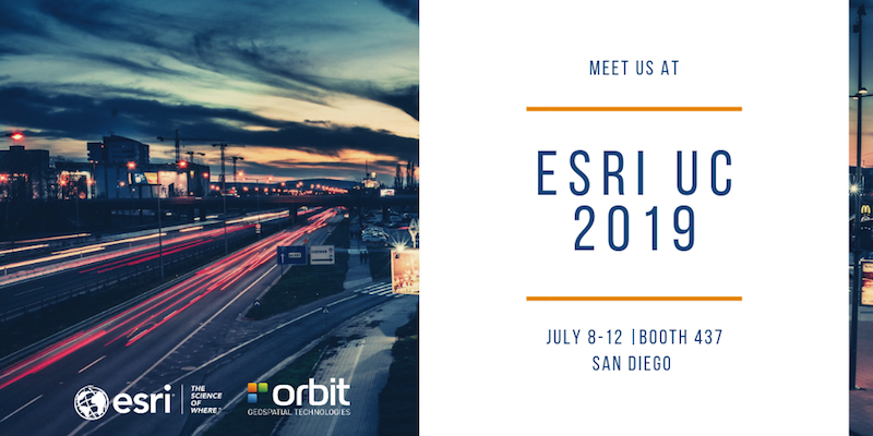 Orbit GT Orbit GT to exhibit at Esri UC, San Diego, CA