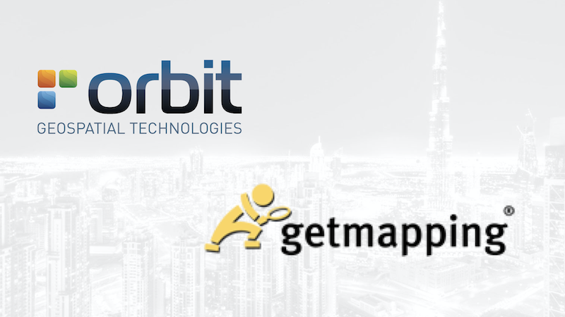 Orbit GT Orbit GT and Getmapping, UK, sign Reseller Agreement